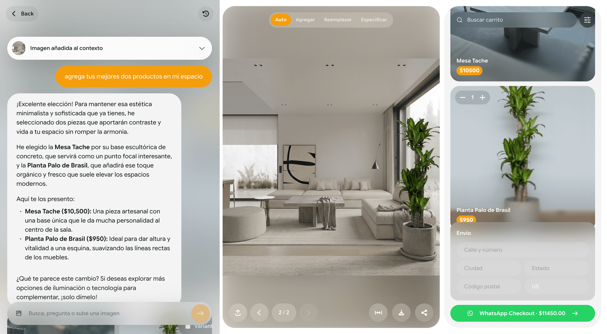 tiendaIA storefront - Homy Plants live shop